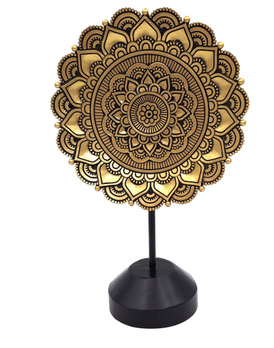 Figurka Mandala Owalna - dekoracja buddyjska - 35cm - 44032FJH