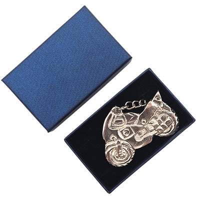 Metalowy Brelok do Kluczy Motocykl w Eleganckim Pudełku – Prezent dla Motocyklisty - MT203A