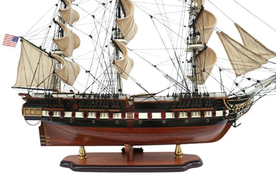 Αποκλειστικό μεγάλο μοντέλο ιστιοφόρου USS Constitution 100cm με δυνατότητα εξατομίκευσης με χάραξη