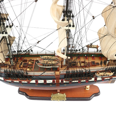 Αποκλειστικό μεγάλο μοντέλο ιστιοφόρου USS Constitution 100cm με δυνατότητα εξατομίκευσης με χάραξη