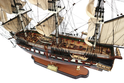 Αποκλειστικό μεγάλο μοντέλο ιστιοφόρου USS Constitution 100cm με δυνατότητα εξατομίκευσης με χάραξη