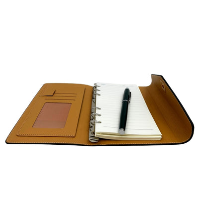 Elegancki Zestaw Upominkowy - Notes Skórzany z Długopisem w Pudełku Prezentowym – Premium – EE8