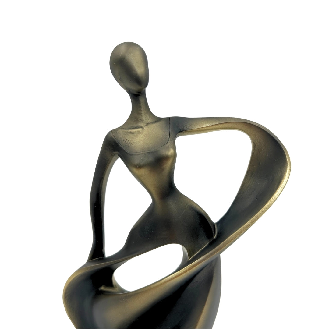 Figurka tancerka – Nowoczesna Dekoracja Abstrakcyjna 24cm - E44446