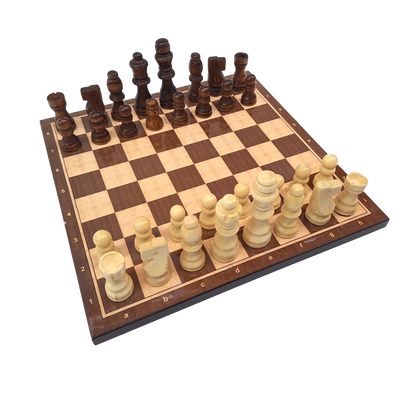 Klasyczne Szachy drewniane - 27 x 27 cm – 1050743
