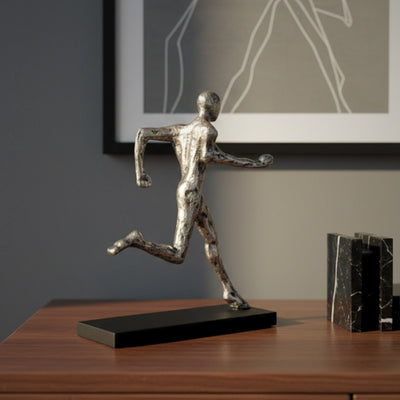 Statuetka Biegacz Metalowa Figurka z Grawerem