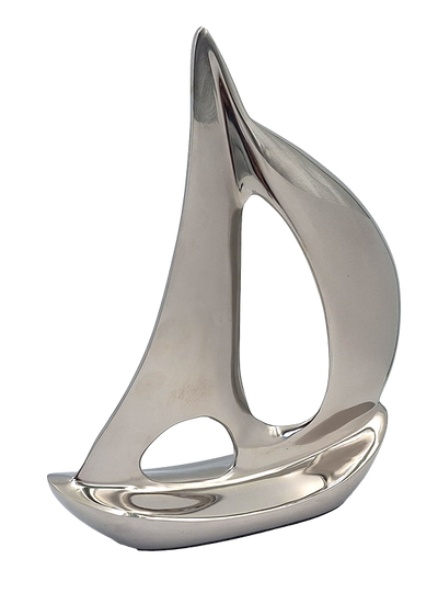 Duży model jachtu - metal - 36cm - N-1647