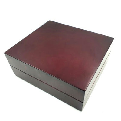 Drewniane Pudełko Prezentowe 14 x 16 x 6,7 cm na Prezent z Filcową Wkładką - D349