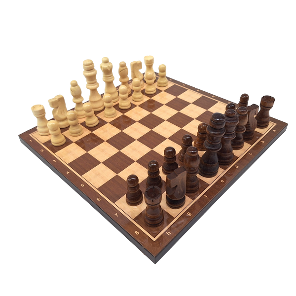 Klasyczne Szachy drewniane - 27 x 27 cm – 1050743