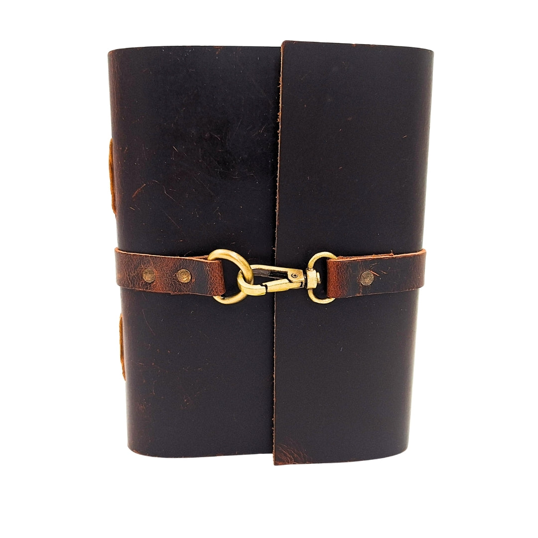 Elegancki Notes Skórzany Retro 200 stron Vintage - AH06
