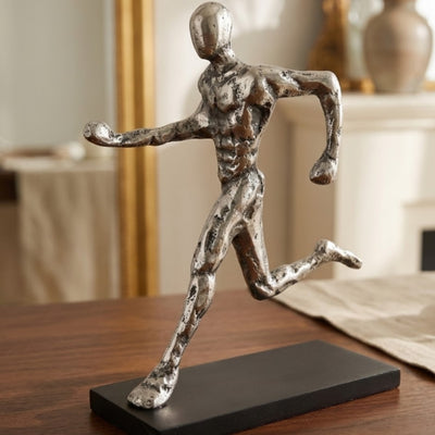 Statuetka Biegacz Metalowa Figurka z Grawerem