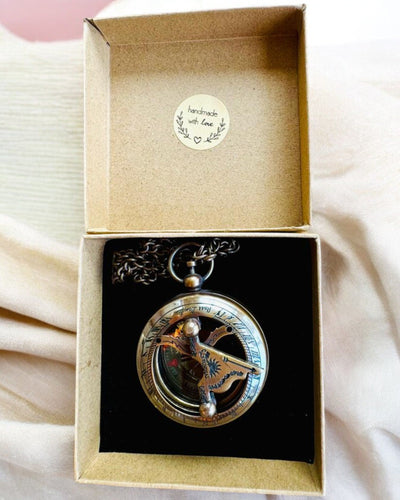 Πυξίδα Ναυσιπλοΐας Ταξιδιώτη με χάραξη, εξατομίκευση – Χειροτεχνία Ινδών Τεχνιτών