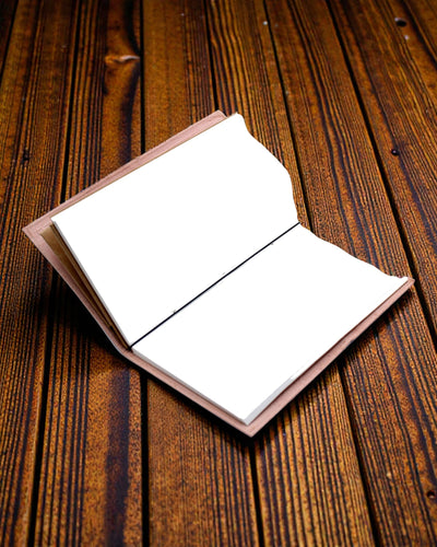 Το ημερολόγιο της λίστας επιθυμιών μου – χειροποίητο δερμάτινο καφέ σημειωματάριο 22 × 12 × 1,5 cm, 80 σελίδες