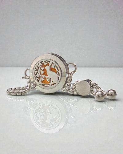 Bransoletka Aromalife Feline Bloom – Sekretnik Zapachu Kot i Kwiaty 20 mm