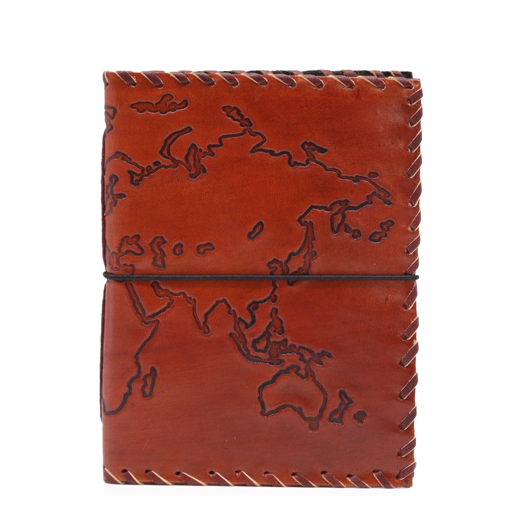 Δερμάτινο Ημερολόγιο Ταξιδιού Light Tan 17x13 cm