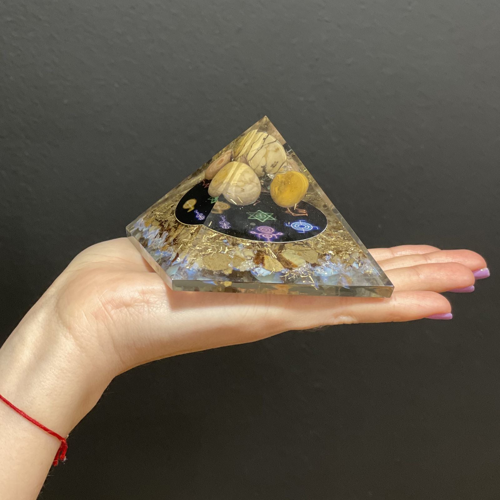 Orgonitowa Piramida Midnight Reiki