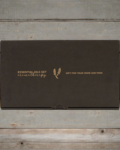 Jesienna Harmonia Natury – Luksusowy Zestaw 12 Olejków Eterycznych 5 ml z Pipetami