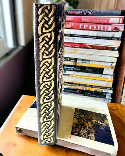 Vintage Ημερολόγιο "Δέντρο της Ζωής" A6 - Κομψό Ανάγλυφο Εξώφυλλο από Συνθετικό Δέρμα, 100 Σελίδες