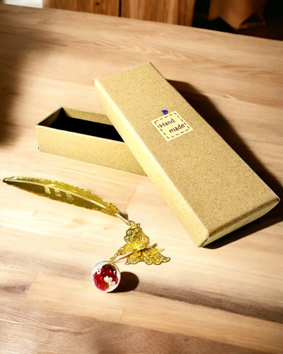 Δημιουργικός Μεταλλικός σελιδοδείκτης Βιβλίου Ρετρό Σελιδοδείκτης Vintage - Φτερό και Πεταλούδα σε Μπαρόκ Στυλ