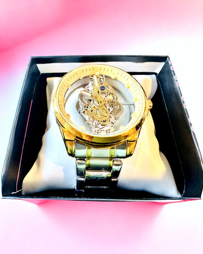 Ανδρικό Ρολόι Χαλαζία "Vision Sport" – Διπλής Όψης Διαφανές από Αλουμίνιο