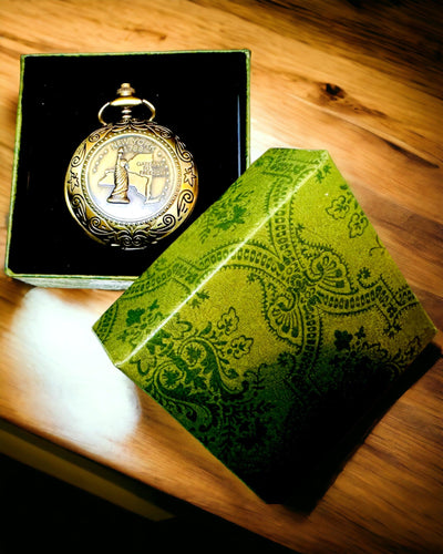 Ρετρό Τσέπης Κομπάς με Θέμα Νέας Υόρκης – Πολυλειτουργική, Κομψή Πυξίδα με Εικόνα του Αγάλματος της Ελευθερίας