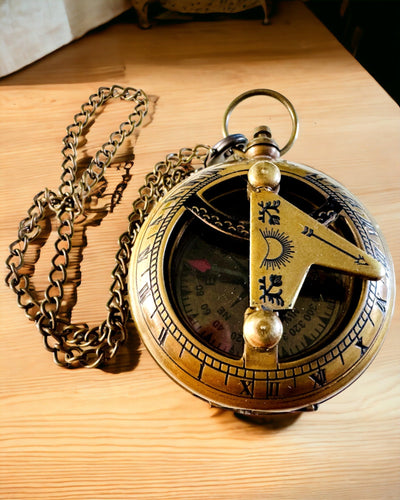 Πυξίδα Ναυσιπλοΐας Ταξιδιώτη με χάραξη, εξατομίκευση – Χειροτεχνία Ινδών Τεχνιτών