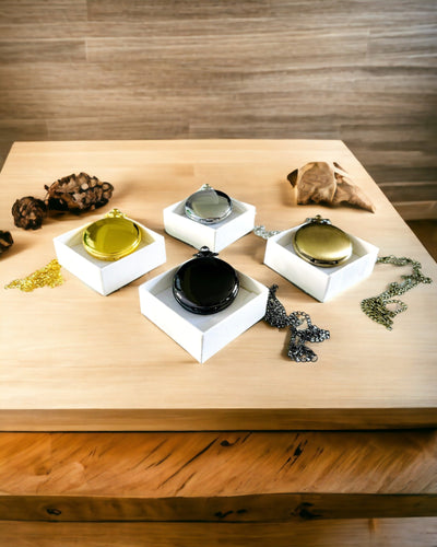 Ρολόι τσέπης vintage στυλ με δυνατότητα εξατομίκευσης - βουρτσισμένο χρυσό