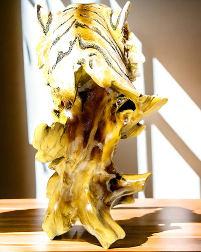 Αγαλματίδιο "Τίγρης Βασιλιάς της Ζούγκλας" με Επιλογή Χαρακτικής, φιγούρα ύψους 29 εκ., διακόσμηση για δώρο