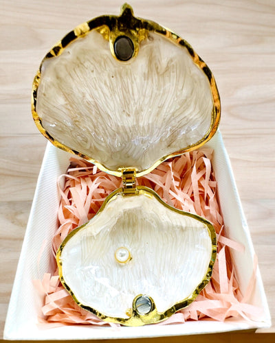 Σκαρμπιέτς Wspomnień Muszelka - Θησαυροφυλάκιο για Κοσμήματα με δυνατότητα εξατομίκευσης με χάραξη, δώρο