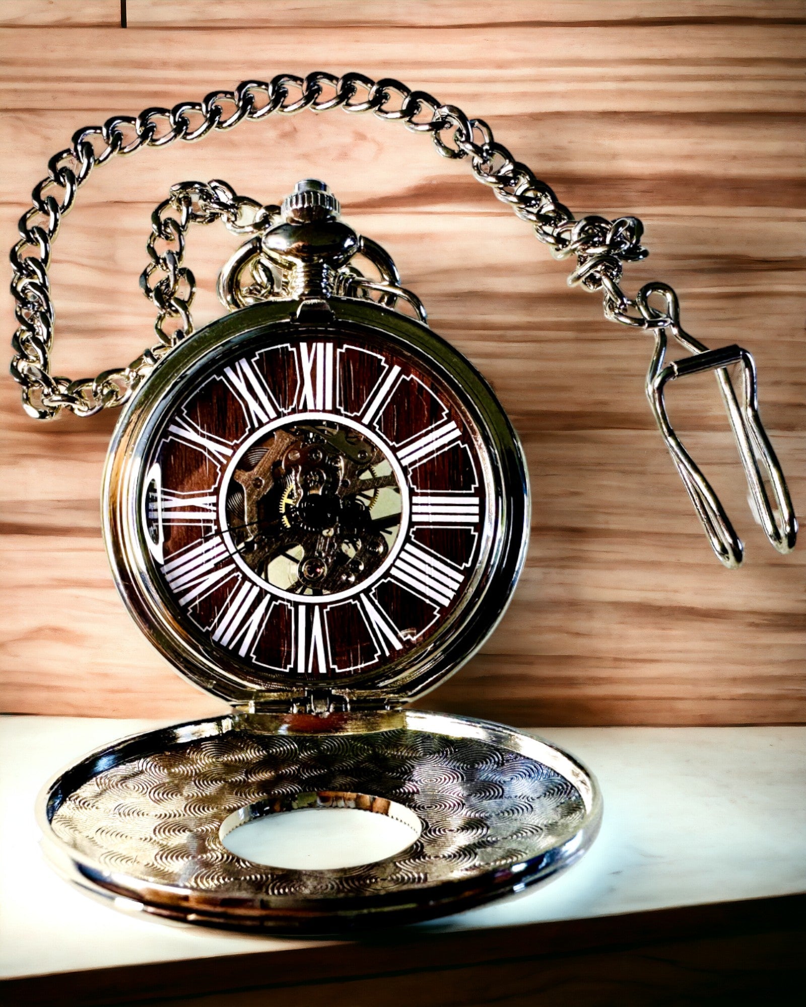 Ρολόι Τσέπης "Heritage Timekeeper" με Δυνατότητα Χαρακτικής
