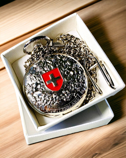 Ρολόι Τσέπης "Heritage Helvetia" με Δυνατότητα Χαρακτικής