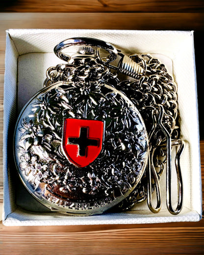 Ρολόι Τσέπης "Heritage Helvetia" με Δυνατότητα Χαρακτικής