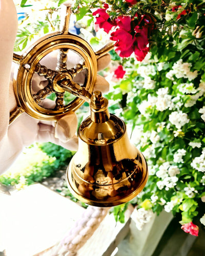 Κλασικό Τιμόνι - Κουδούνι Πόρτας "Nautica Lux"