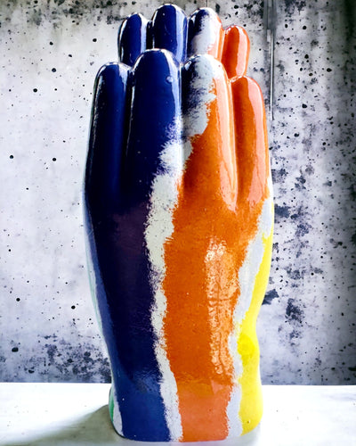 Πολύχρωμη Καρδιά Τρισδιάστατη - Διακοσμητικό Αγαλματίδιο από Ρητίνη με δυνατότητα εξατομίκευσης, για δώρο