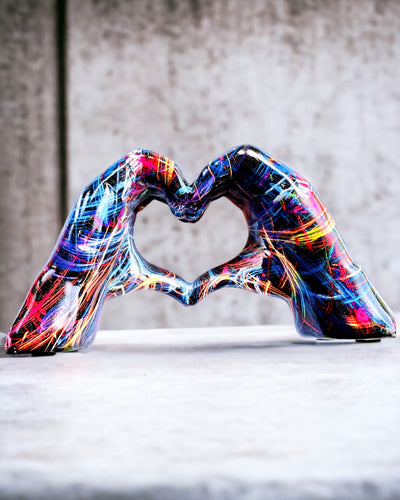 Καλειδοσκόπιο Καρδιά – Χειροποίητο Διακοσμητικό από Ρητίνη με Δυνατότητα Χαρακτικής