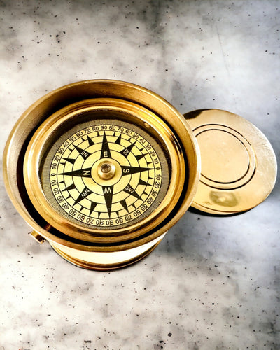 Πυξίδα Ταξιδιώτη "Τύμπανο Ανατολής Ηλίου" – με δυνατότητα εξατομίκευσης με χάραξη