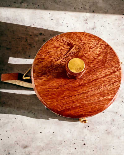 Ρετρό Ξύλινο "Herbaciarnik" με Δυνατότητα Χάραξης