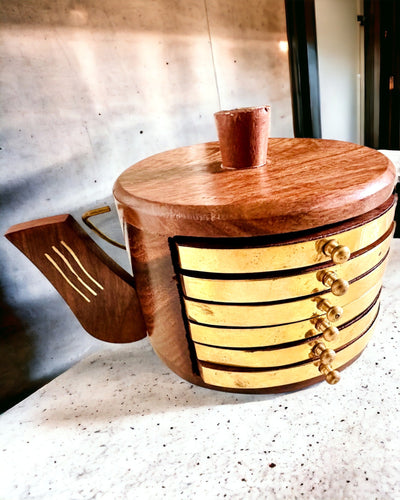 Ρετρό Ξύλινο "Herbaciarnik" με Δυνατότητα Χάραξης