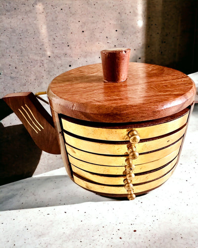 Ρετρό Ξύλινο "Herbaciarnik" με Δυνατότητα Χάραξης