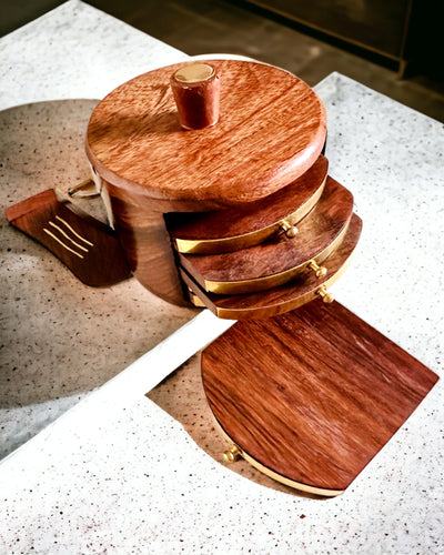 Ρετρό Ξύλινο "Herbaciarnik" με Δυνατότητα Χάραξης