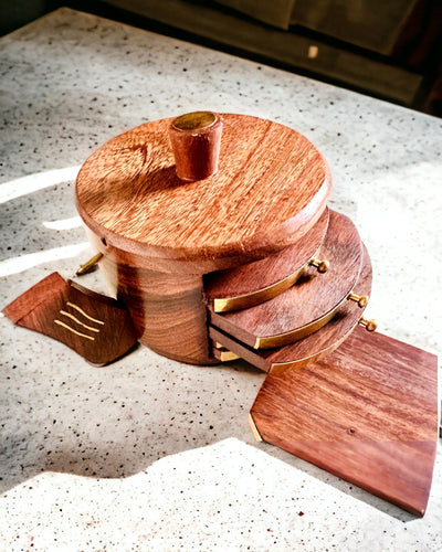 Ρετρό Ξύλινο "Herbaciarnik" με Δυνατότητα Χάραξης