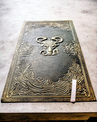 Μαγικό Σημειωματάριο, σημειωματάριο "Boski Byk" - Κομψή και Μοναδική Χαρτική, εξατομίκευση με χάραξη