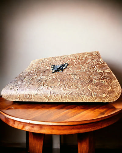 Πολυτελές Ρετρό Σημειωματάριο με Δερμάτινο Εξώφυλλο - "Vintage Elegance", 480 σελίδες, δυνατότητα εξατομίκευσης με χάραξη