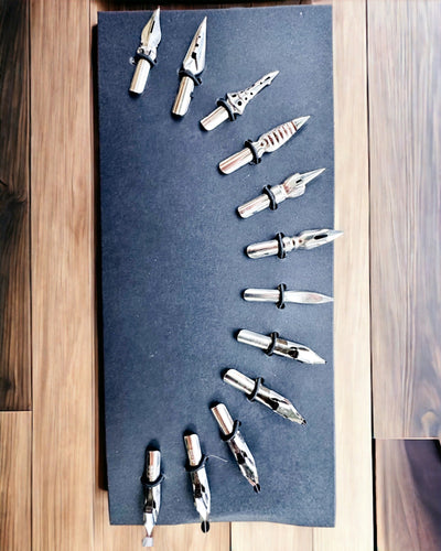 Αποκλειστικό Σετ Καλλιγραφίας, πέννα βύθισης και σετ μελανιών, εξατομίκευση με χάραξη