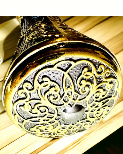 Πολυτελές Μπαστούνι με Χρυσή Λαβή σε Σχήμα Λουλουδιού – Κομψό και Μοντέρνο, 93 εκ.