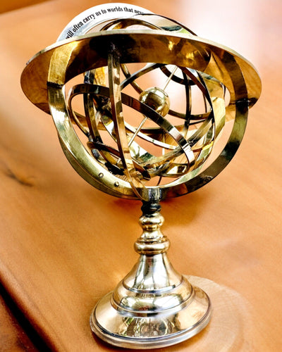 Astrolabium Artis - Χειροποίητο με Επιλογή Χαράγματος, διακόσμηση για το γραφείο, premium