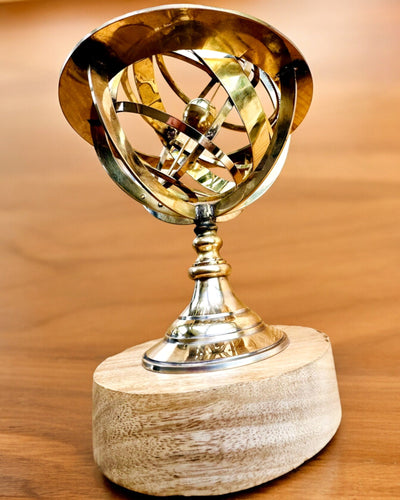 Astrolabium Artis - Χειροποίητο με Επιλογή Χαράγματος, διακόσμηση για το γραφείο, premium