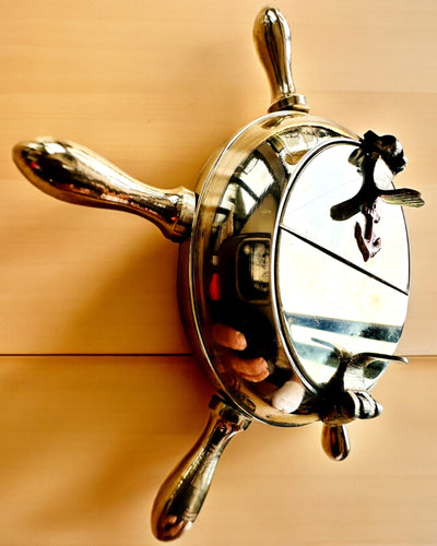 Ορειχάλκινο Σταχτοδοχείο Καπετάνιου - επιλογή εξατομίκευσης για δώρο με χάραξη, χειροποίητο