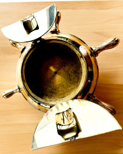 Ορειχάλκινο Σταχτοδοχείο Καπετάνιου - επιλογή εξατομίκευσης για δώρο με χάραξη, χειροποίητο