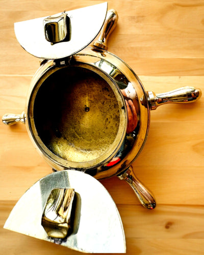 Ορειχάλκινο Σταχτοδοχείο Καπετάνιου - επιλογή εξατομίκευσης για δώρο με χάραξη, χειροποίητο