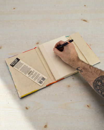 Μεγάλο σημειωματάριο Λόκτα με πολύχρωμα φύλλα – Χρώματα της φύσης (45 φύλλα, 21 x 15 cm)